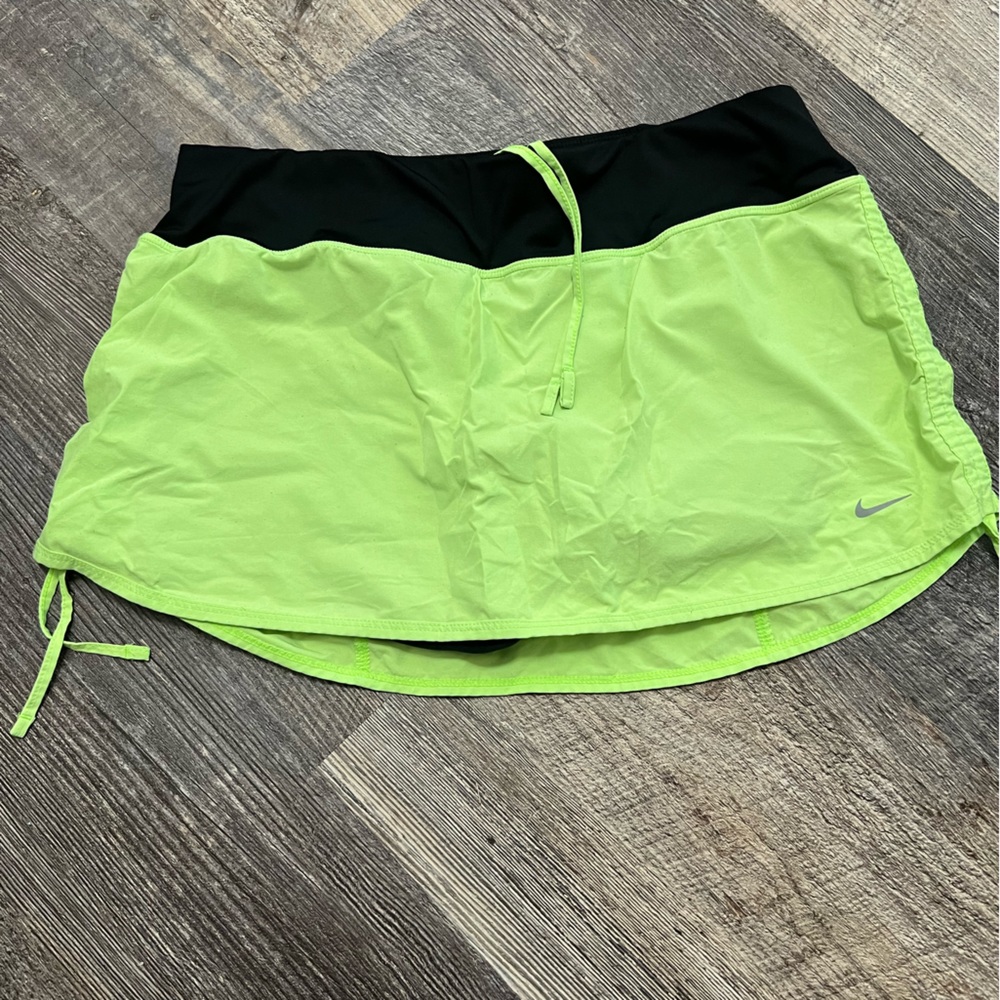 Nike Dri-Fit Skort, Chartruese and Black